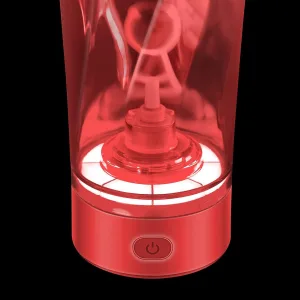 Шейкер спортивний електричний VOLTRX VortexBoost 600 мл. Tritan Red