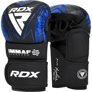 Перчатки для MMA греплинговые перчатки RDX одобрено IMMAF XL синие