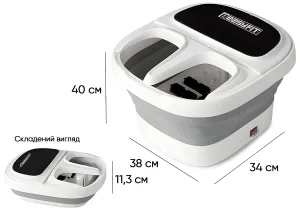 Массажная ванна для ног EasyFit с подогревом, массажер для стоп электрический
