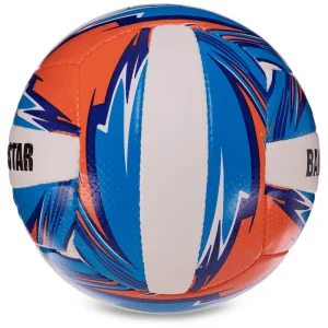 Volleyball ball BALLONSTAR No.5 PU - orange-yellow-blue