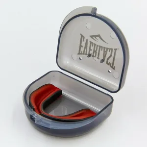 Капа боксерська EVERSHIELD SINGLE MOUTH GUARD чорно-червона універсальна (оригінал)