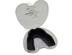 Капа боксерська PowerPlay 3317 SR доросла (вік 11+) чорна