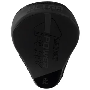 Лапи боксерські PowerPlay 3044 Pro Carbon Ultra Series чорні PU [пара]