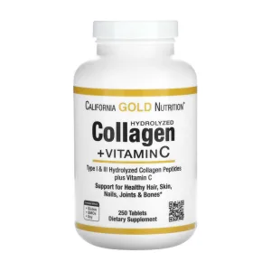 Collagen Hydrolyzed + Vitamin C 250 таблеток