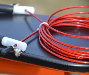 Скакалка швидкісна PowerPlay 4202 Ultra Speed Rope червона 2,9 m.