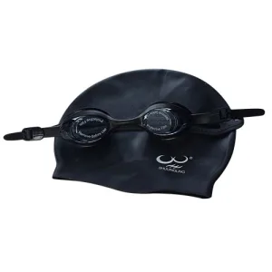 Набір окуляри + шапка для плавання D25718 синій