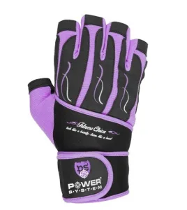 Рукавички для фітнесу Power System PS-2710 Fitness Chica жіночі Purple - S