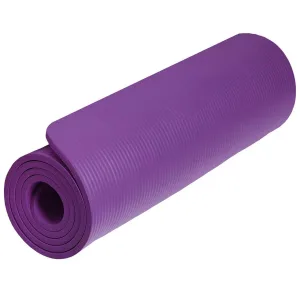 Yoga and Fitness Mat Power System PS-4017 NBR Fitness Yoga Mat Plus Purple 180 x 61 x 1