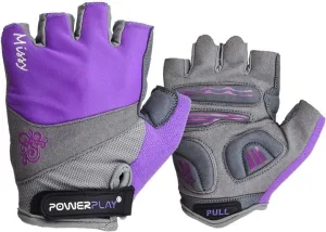 Велорукавички жіночі PowerPlay 5277 А Фіолетові XS