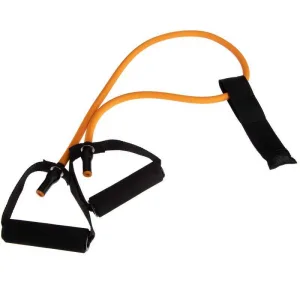 Еспандер трубчастий з ручками та фіксатором дверей Довжина 120 см навантаження 18.2 кг Помаранчевий