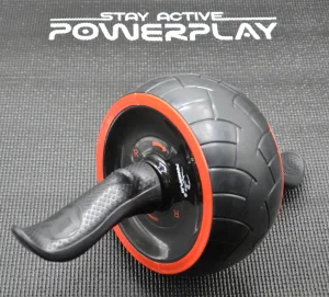 Колесо для преса PowerPlay 4326 зі зворотним механізмом AB Wheel Pro Чорно-червоне