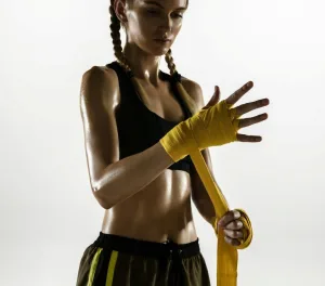 Бинти для боксу Power System PS-3404 жовтий 4 м