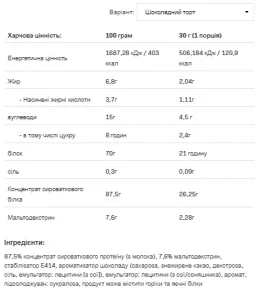Whey Protein - 2,27 кг Шоколадна нуга