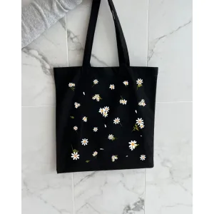Екошопер BookOpt BK4091 Ромашки - сонячні квіти, чорний