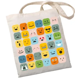 Екошопер BookOpt BK4101 Смайлики бежевий