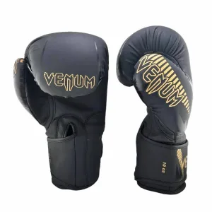 Рукавички боксерські VNM 10 унцій чорний матовий