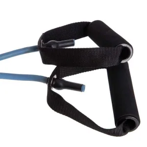 Еспандер трубчастий з ручками та фіксатором дверей Довжина 120 см навантаження 2.7 кг Синій