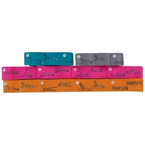 Стрічка для розтяжки еластичний еспандер Сірий