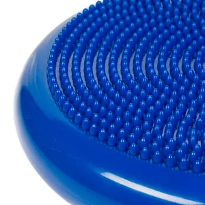 Балансувальна масажна подушка з насосом і коробками Pro синій