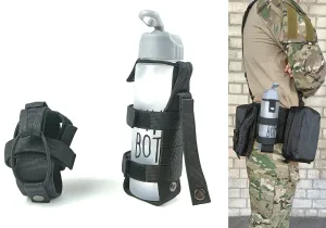 Підсумок під пляшку чорний MOLLE підсумок на розгрузку жилет РПС