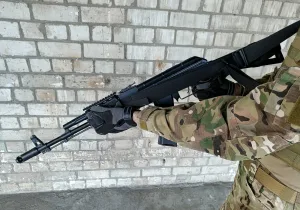 Ремінь збройовий трьохточковий тактичний 3-point чорний (трьохточка)