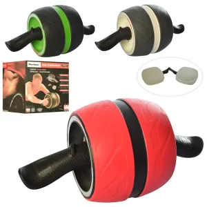 Колесо для преса (ролик гімнастичний) подвійне - 18 см