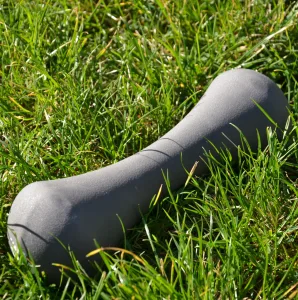 Гантель неопренова PowerPlay 4126 Spartacus - 4 кг. сіра 1 шт.