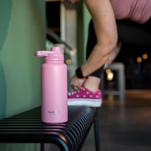 Пляшка для води металева з подвійною вакуумною ізоляцією Bohtal Insulated Sports Bottle 960 мл Pink