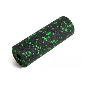 Масажний ролик (роллер) гладкий PowerPlay PP-4346 Mini EPP Foam Roller Чорно/Зелений 15x5,3 см
