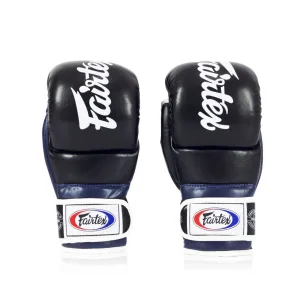 Grappling MMA Gloves Fairtex FGV18 Black/Blue L