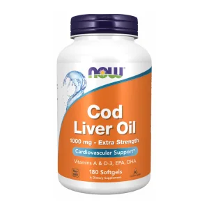 Cod Liver Oil 1000 мг - 180 софтгель