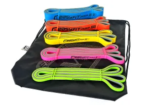 Набір двошарових резинок для підтягування EasyFit Premium 2-63 кг (5 шт)