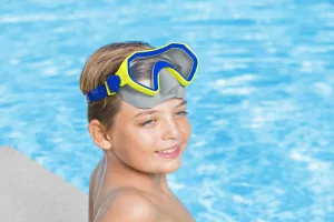 Маска для плавання BESTWAY 7+ 22049 синій-жовтий