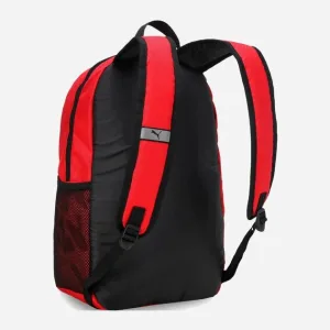 Рюкзак Puma teamGOAL Backpack Core 17 L чорно червоний унісекс 12x30x42 см 090238 03 Оригінал