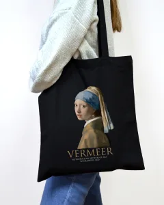 Екошопер BookOpt BK4074 VERMEER "дівчина з перловою сережкою" чорний