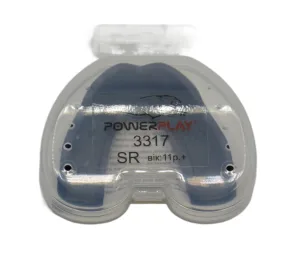 Капа боксерська PowerPlay 3317 SR доросла (вік 11+) чорна