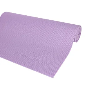 Килимок для йоги та фітнесу PowerPlay 4010 PVC Yoga Mat лавандовий 173x61x0,6