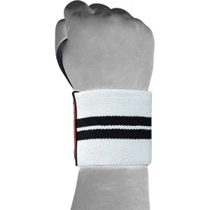 Бинти для зап'ясть (кистьові бинти) RDX W2 Gym Wrist Wraps BLACK/WHITE PLUS