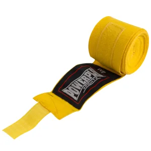 Бинти для боксу PowerPlay 3046 Жовті 4,5 м