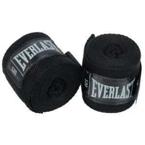 Бинти боксерські Everlast CORE HANDWRAPS 120X2 чорний універсальні 120 дюймів (304,8 см) (оригінал) P00003243