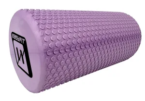 Масажний ролик EasyFit Foam Roller 30 см бузковий