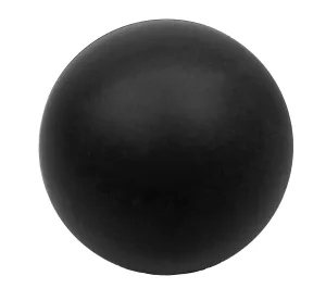 Масажний м'ячик EasyFit каучук 6,5 см чорний