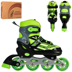 Ролики Profi Roller A 4144-M-GR розмір 35-38 зелений