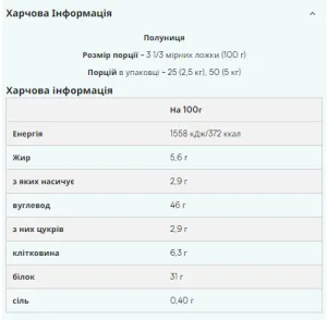 Impact Weight Gainer V2 - 2,5 кг полуниця - крем