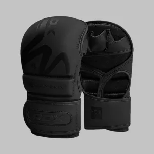 Рукавиці для ММА (Греплінгові рукавички) RDX T15 Noir Inner Matte Black XL