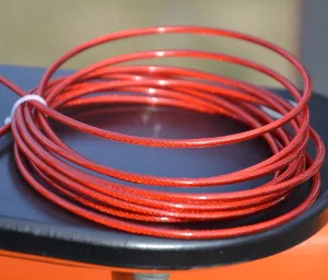 Скакалка швидкісна PowerPlay 4202 Ultra Speed Rope червона 2,9 m.