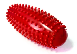 Масажний ролик Almond EasyFit овальний з шипами червоний