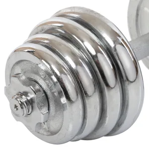 Гантелі розбірні хромовані 2 шт по 13,5 кг