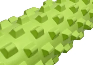 Масажний ролик EasyFit Grid Roller PRO 45 см салатовий