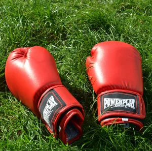 Боксерські рукавиці PowerPlay 3004 Класичний Червоні 10 унцій